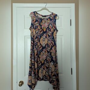 Grace Elements Floral Paisley Sleeveless Dress